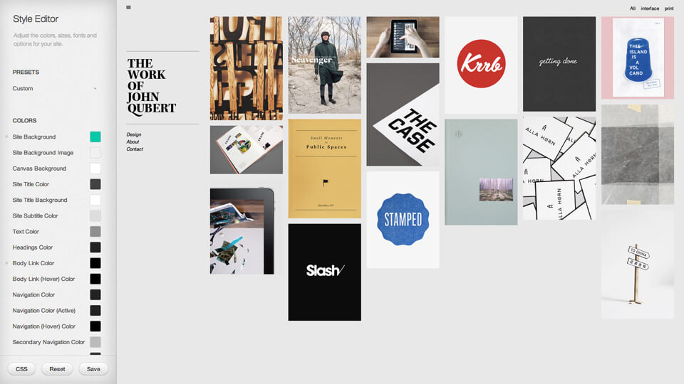 style editor